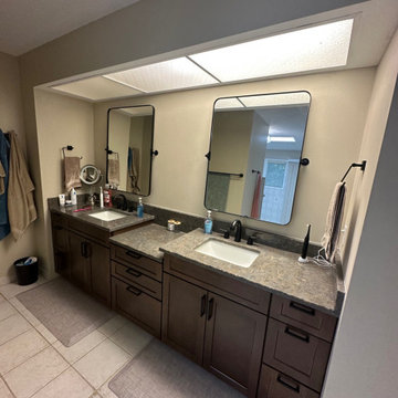 Tub to Shower Conversion in a Belle Isle Primary Bathroom