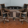 Henry Convertible Poker and Dining Table With Chairs