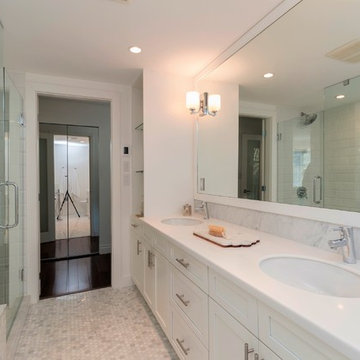 Bathroom double sink