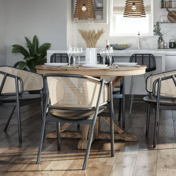 Interior 3D Rendering for a Modern Townhouse