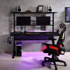 ACME Canzi Gaming Table With USB Port, Black Finish