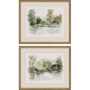 Wooded Stream, Set of 2