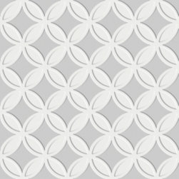 Etoile 8" x 8" by Blanc Gris - Tile