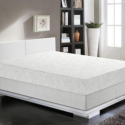 ENCHANTMENT 10" QUEEN GEL MEMORY FOAM MATTRESS SLEEP COOL JACQUARD - Mattresses