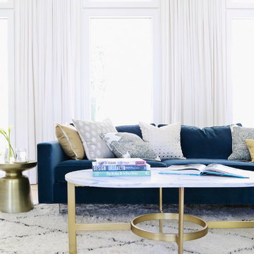 Modern White Living Room