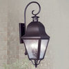 Livex Lighting 3 Light Bronze Outdoor Wall Lantern - 2555-07