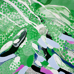 Plantation Green 1 by Sarah Daly - Paintings