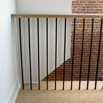 Project #145 | Modern Staircase Renovation in Victorian Townhouse