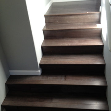 Hardwood Flooring and Stairs - Staple down over cork underlayment