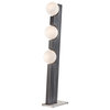 Incline Charcoal Gray Lamp, Floor Height
