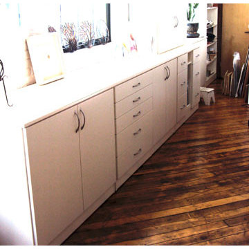 Custom storage and filing for home or professional office
