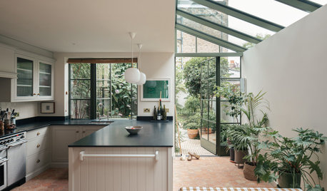 Kitchen Tour: A Gorgeous Extension With a Leafy Glasshouse Feel