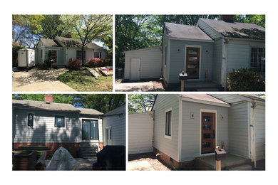 Inspiration for an exterior home remodel in Charlotte