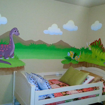 Boys room murals