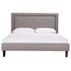 Laval Upholstered Bed With Nailhead Trim, Queen