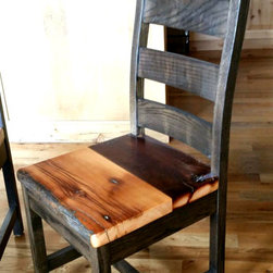 Barn Wood Plank Ladderback Chair - Products