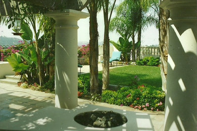 Inspiration for a mid-sized transitional landscaping in San Diego.