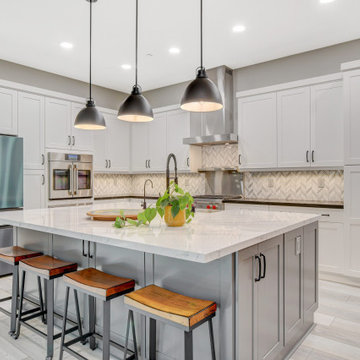 Gorgeous Contemporary Summerlin Kitchen and Master Bath Remodel