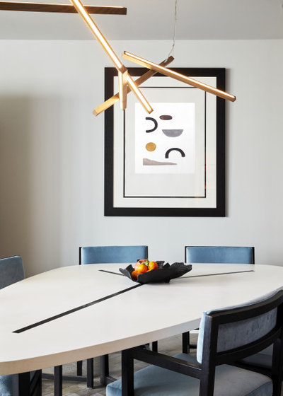 Contemporary Dining Room by Space Shack