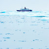 Cruise Ships Among Ice in Arctic Ocean Canvas Wall Art