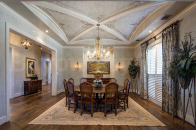 Dining room - dining room idea in Houston