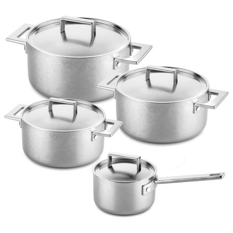 Attiva Pewter Kitchen Set 8-Piece Set