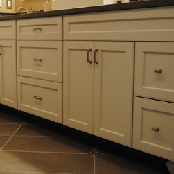 Warm Neutral Master Bath - Bathroom Vanities And Sink Consoles