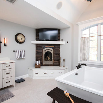 Rustic Elegance Master Bathroom Suite