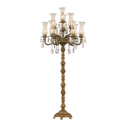 Trans Globe Lighting - Trans Globe Lighting Ja-10Fl Cp Floor Lamps Traditional Crystal - Floor Lamps