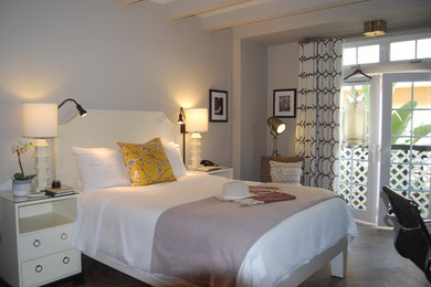 Transitional bedroom photo in Los Angeles