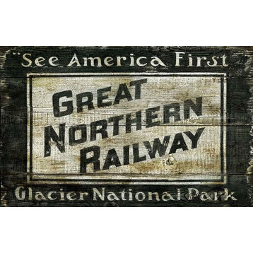 Red Horse Northern Pacific Sign, 14x24
