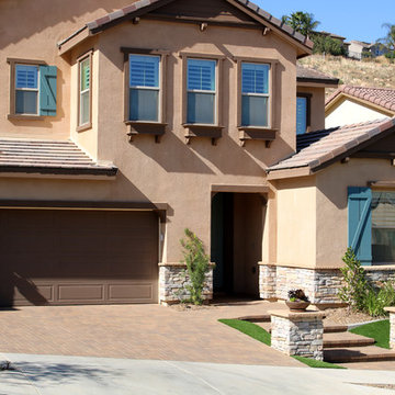 Interlocking Paver Driveway, Entry and Steps