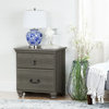 South Shore Noble 2-Drawer Nightstand, Gray Maple