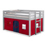 Bed Color: Dove Gray, Tent: Red/Blue
