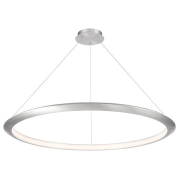 Modern Forms PD-55048 The Ring 48"W LED Suspended Ring Chandelier - Brushed