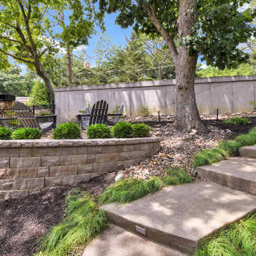 Outdoor Living on a steep hill