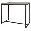 Ernesto Outdoor Industrial Acacia Wood Bar Table - Industrial - Outdoor ...