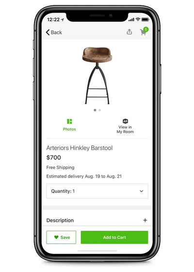 Find Products for Your Home Using Visual Search in the Houzz App