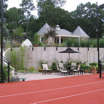 Backyard Resort Area & Tennis Court