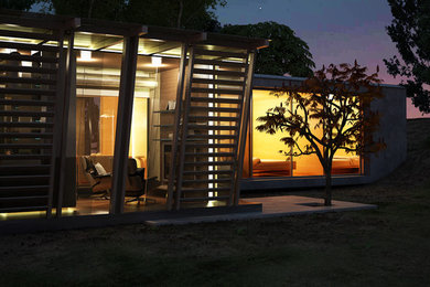 Foto di una veranda design