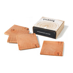 End Grain Coaster Set - Tabletop Accessories