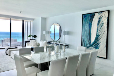 Inspiration for a dining room remodel in Miami