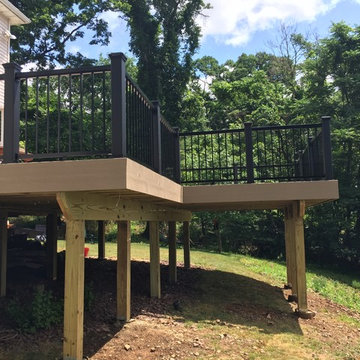 New Transcend deck with aluminum railings