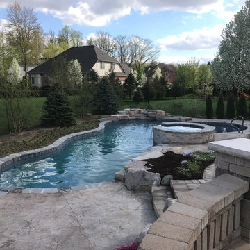 Legendary Escapes Hybrid Swimming Pool Serenity in Shelby Township {GAD}