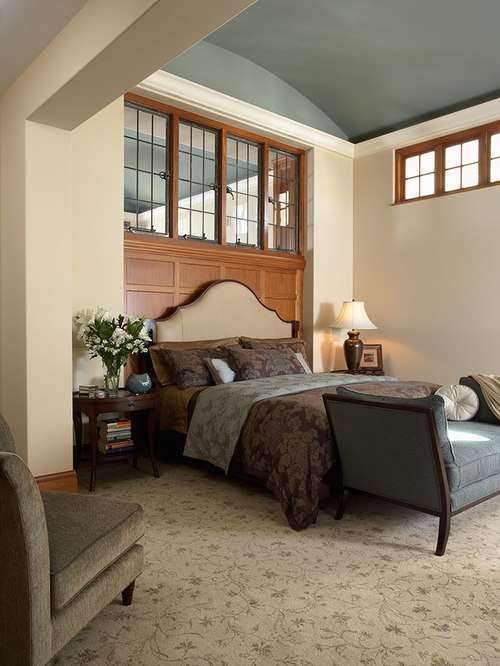 Window Behind Bed Houzz
