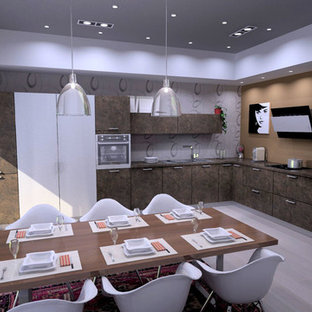 クレルモン・フェランの中サイズのモダンスタイルのLDKの画像