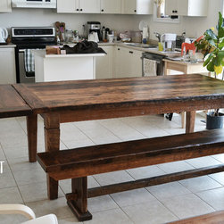 Reclaimed Wood Harvest Tables - Products