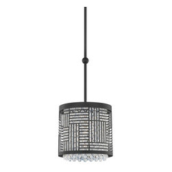 Schonbek Shadow Dance Blends Pendant in Ferro Black - Pendant Lighting