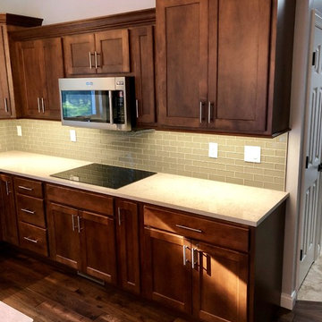New Construction Geneseo, IL Koch Birch Chestnut MSI Quartz Gray Lagoon