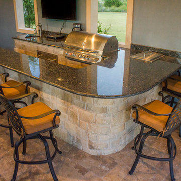 Pavilion with Outdoor Kitchen Area